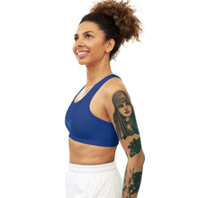 Load image into Gallery viewer, Legit Trappers Check Clean Cash Seamless Sports Bra (AOP)
