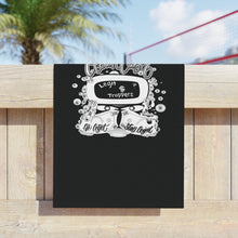 Load image into Gallery viewer, Legit Trappers Towel Stylish Beach Towels with Retro Design | Perfect for Summer, Pool Parties, Gifts, Dorm Decor, Vacation Essentials