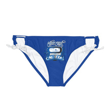 Load image into Gallery viewer, Legit Trappers Check Clean Cash Loop Tie Side Bikini Bottom (AOP)