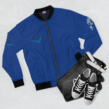 Load image into Gallery viewer, Legit Trappers Check Clean Cash Men's Bomber Jacket (AOP)