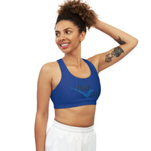 Load image into Gallery viewer, Legit Trappers Check Clean Cash Seamless Sports Bra (AOP)