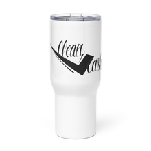 Load image into Gallery viewer, Check Clean Çash Travel mug with a handle