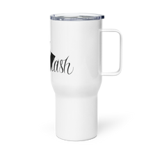 Load image into Gallery viewer, Check Clean Çash Travel mug with a handle