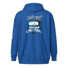 Load image into Gallery viewer, Legit Trappers Check Clean Cash Unisex heavy blend zip hoodie