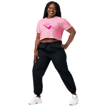 Load image into Gallery viewer, Legit Trappers Check Clean Cash Women’s crop top