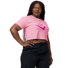 Load image into Gallery viewer, Legit Trappers Check Clean Cash Women’s crop top