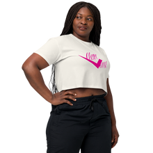 Load image into Gallery viewer, Legit Trappers Check Clean Cash Women’s crop top