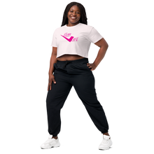Load image into Gallery viewer, Legit Trappers Check Clean Cash Women’s crop top