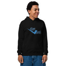 Load image into Gallery viewer, Legit Trappers check Clean Cash Youth heavy blend hoodie