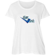 Load image into Gallery viewer, Check Clean Cash Basic Women's LAT Curvy Plus Size Scoopneck Tee
