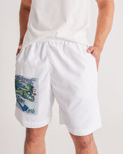 Load image into Gallery viewer, Legit Trappers Check Clean Cash Go Legit Stay Legit men's Shorts.