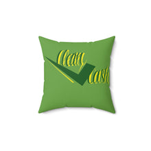 Load image into Gallery viewer, Check Clean Cash Spun Polyester Square Pillow