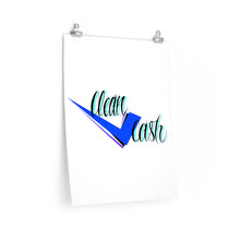 Load image into Gallery viewer, Check Clean Cash premium Matte vertical posters