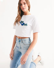 Load image into Gallery viewer, Legit trappers Check Clean Cash Women's Cropped Tee