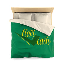 Load image into Gallery viewer, Check Clean Cash Microfiber Duvet Cover
