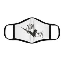 Load image into Gallery viewer, Check Cash Fitted Polyester Face Mask