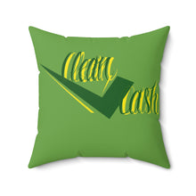 Load image into Gallery viewer, Check Clean Cash Spun Polyester Square Pillow