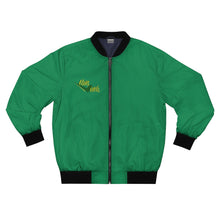 Load image into Gallery viewer, Legit Trappers Check Clean Cash Men's AOP Bomber Jacket