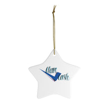 Load image into Gallery viewer, Check Clean Cash Ceramic Ornaments.