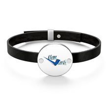 Load image into Gallery viewer, Check Clean Cash Leather Bracelet