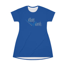 Load image into Gallery viewer, Legit Trappers Check Clean Cash Go Legit Stay Legit All Over Print T-Shirt Dress