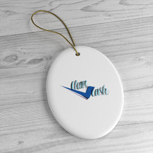 Load image into Gallery viewer, Check Clean Cash Ceramic Ornaments.