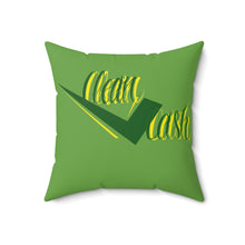 Load image into Gallery viewer, Check Clean Cash Spun Polyester Square Pillow