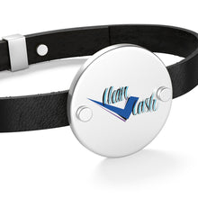 Load image into Gallery viewer, Check Clean Cash Leather Bracelet
