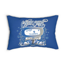 Load image into Gallery viewer, Legit Trappers Check Clean Cash Spun Polyester Lumbar Pillow