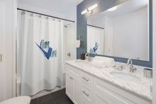 Load image into Gallery viewer, Check Clean Cash Shower Curtains