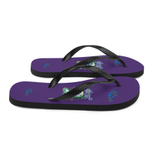 Load image into Gallery viewer, Legit Trappers Check Clean Cash Flip-Flops