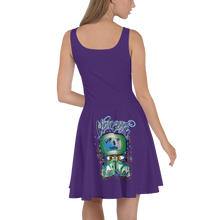 Load image into Gallery viewer, Check Clean Cash Legit Trappers Women's Skater Dress