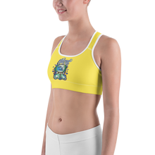 Load image into Gallery viewer, Legit Trappers Check Clean Cash Sports bra