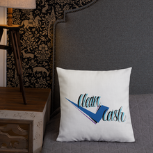 Load image into Gallery viewer, Legit Trappers Check Clean Cash Go Legit Stay Legit Premium Pillow