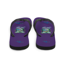 Load image into Gallery viewer, Legit Trappers Check Clean Cash Flip-Flops
