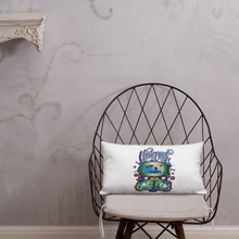 Load image into Gallery viewer, Legit Trappers Check Clean Cash Go Legit Stay Legit Premium Pillow