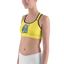 Load image into Gallery viewer, Legit Trappers Check Clean Cash Sports bra