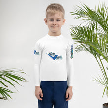 Load image into Gallery viewer, Legit Trappers Check Clean Cash Kids Rash Guard