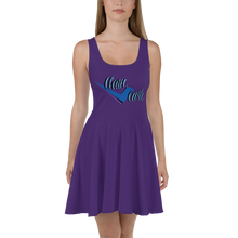 Load image into Gallery viewer, Check Clean Cash Legit Trappers Women's Skater Dress