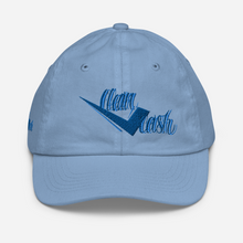 Load image into Gallery viewer, Legit Trappers Check Clean Cash sky blue Youth baseball cap
