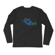 Load image into Gallery viewer, Check Clean Cash Long Sleeve fitted crew