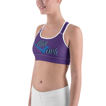 Load image into Gallery viewer, Check Clean Cash Legit Trappers Sports bra