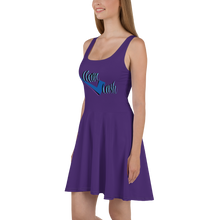Load image into Gallery viewer, Check Clean Cash Legit Trappers Women's Skater Dress
