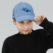 Load image into Gallery viewer, Legit Trappers Check Clean Cash sky blue Youth baseball cap