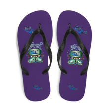 Load image into Gallery viewer, Legit Trappers Check Clean Cash Flip-Flops