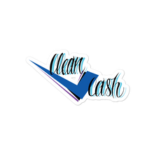 Load image into Gallery viewer, Check Clean Cash Bubble-Free Stickers