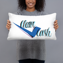 Load image into Gallery viewer, Check Clean Cash Legit Trappers Basic Pillow
