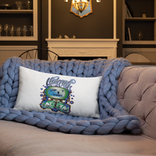 Load image into Gallery viewer, Legit Trappers Check Clean Cash Go Legit Stay Legit Premium Pillow