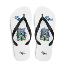 Load image into Gallery viewer, Legit Trappers Check Clean Cash Flip-Flops