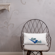Load image into Gallery viewer, Legit Trappers Check Clean Cash Go Legit Stay Legit Premium Pillow